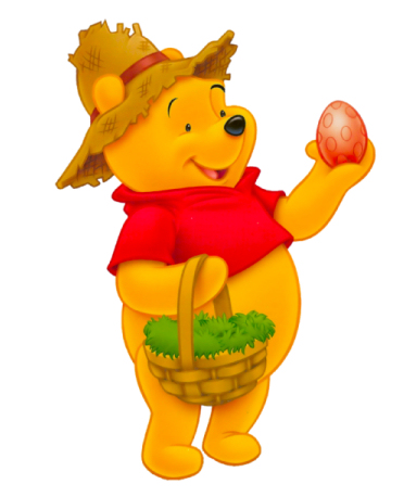 pooh found easter an egg