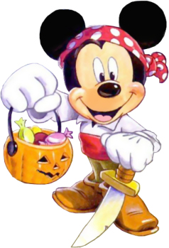 Halloween Pirate Mickey Mouse