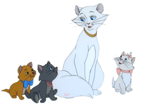 Disney Aristocats Kittens and Dutchess