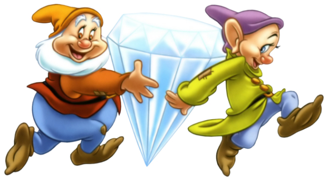 Dwarfs Happy Dopey Diamond